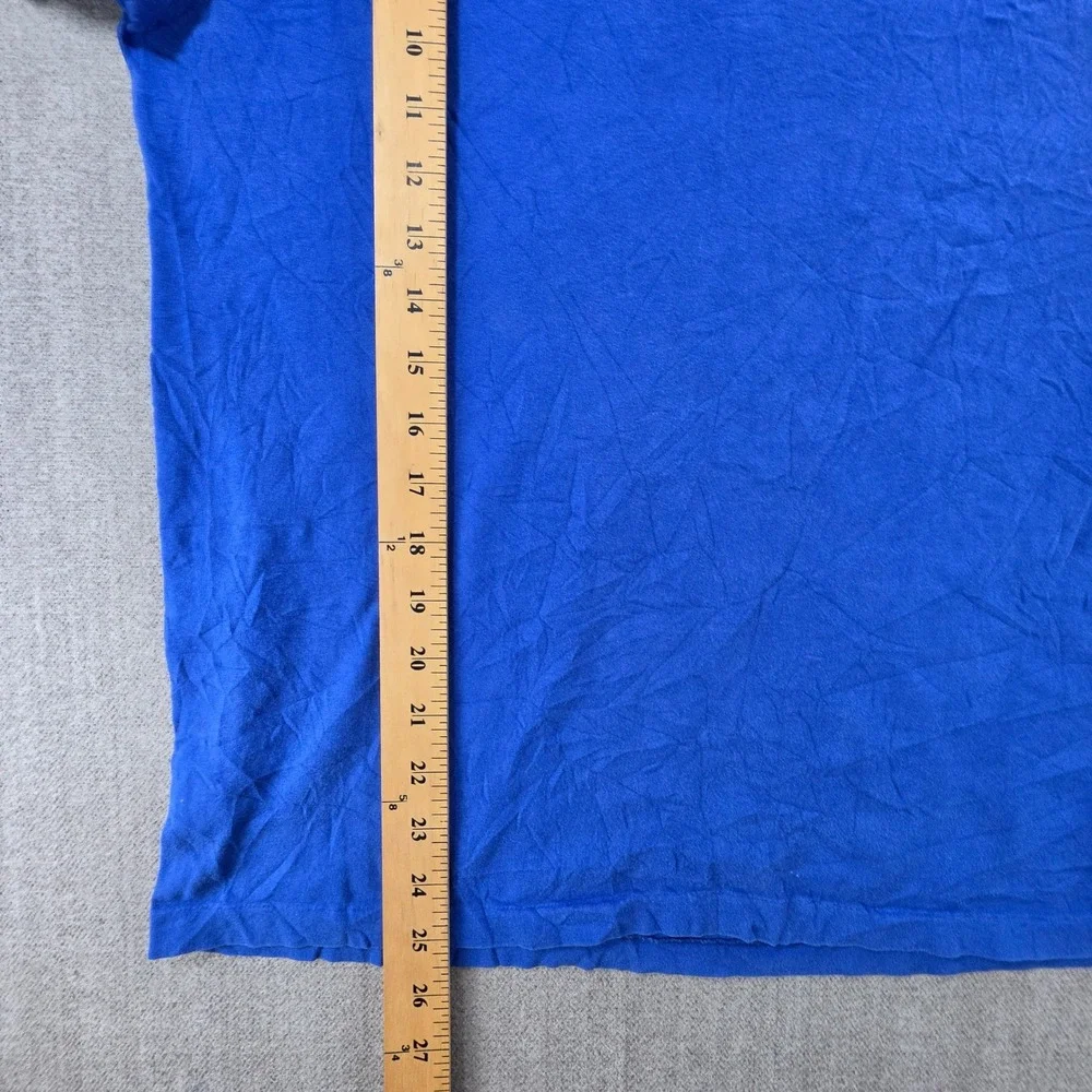Polo Ralph Lauren T-Shirt Mens Large Blue Short Sleeve‎ Embroidered Pony Logo